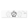 black sheep white sheeps bumper sticker