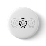 black sheep white sheeps pin