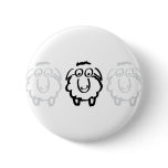 black sheep white sheeps button