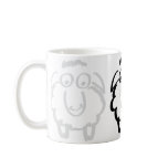 black sheep white sheeps coffee mugs