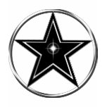 Black & Silver Pentacle t-shirts