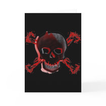 Black Skull & Bloody Cross Bones