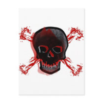 Black Skull & Bloody Cross Bones