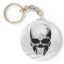 Black Skull w/Watery Background keychains