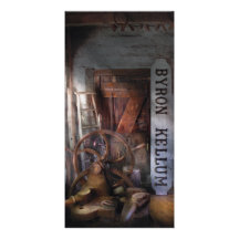 Black Smith - Byron Kellum Blacksmith Personalized Photo Card