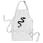 black snake icon aprons