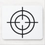 black sniper  crosslines icon mouse mats
