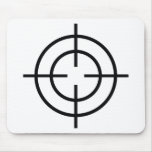 black sniper  crosslines icon mousepads
