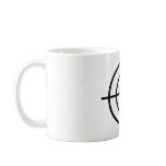 black sniper  crosslines icon mug