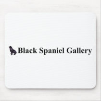 Black Spaniel Gallery Mouse Pads