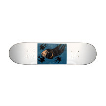 Black Sparrow Skate Deck
