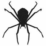 Black Spider Halloween Goth Fantasy Design embroidered shirts