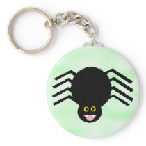 Black Spider Keychain