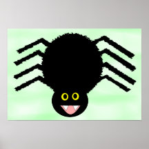 Black Spider Poster