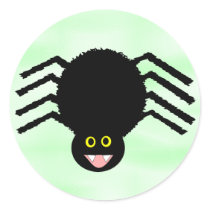 Black Spider Sticker
