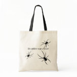 Black spiders wants a treat Halloween candy loot bags