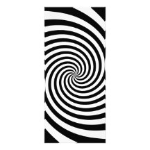Black Spiral Customised Rack Card