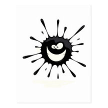 Black Splat Postcards