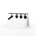 Black Stage Light Silhouettes Digital Camera cards