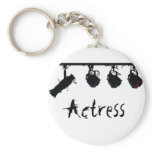 Black Stage Light Silhouettes Digital Camera keychains