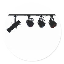 Black Stage Light Silhouettes Digital Camera