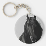 Black Stallion Keychain