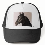 Black Stallion painting by DiDi Mesh Hats