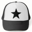 black star icon hats