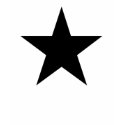 BLACK STAR T SHIRT