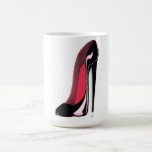 Black stiletto Shoe Coffee Mugs