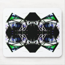 Black Structural Urban Art Form Cricketdiane Mouse Pad