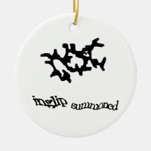 Black Summoning Weedalua Christmas Ornaments