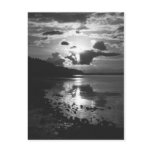 Black Sunset Postcard