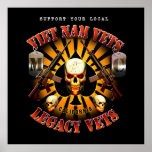 Black Support Viet Nam / Legacy Vets MC - Art posters
