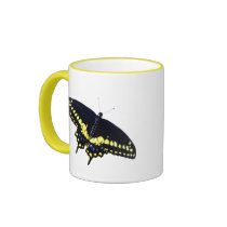 Black Swallowtail Coffee Mugs