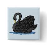 Black Swan Pinback Button