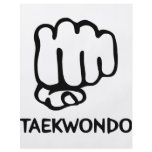 black taekwondo icon flyers