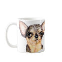 Black & Tan Chihuahua Bust mugs
