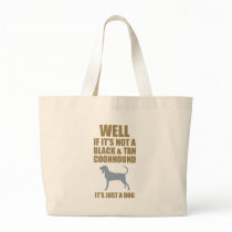 Black & Tan Coonhound Canvas Bags