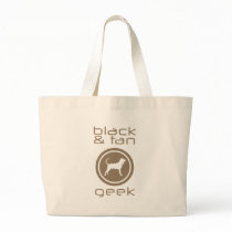 Black & Tan Coonhound Tote Bag