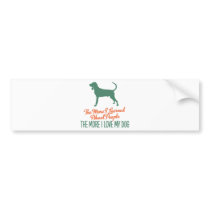Black & Tan Coonhound Bumper Stickers