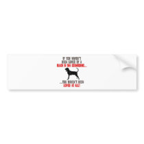 Black & Tan Coonhound Bumper Stickers