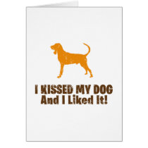 Black & Tan Coonhound Card