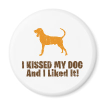 Black & Tan Coonhound Refrigerator Magnet