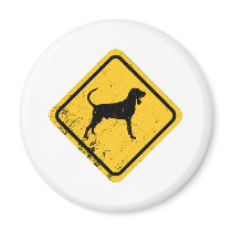 Black & Tan Coonhound Fridge Magnets