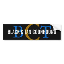 Black & Tan Coonhound Monogram