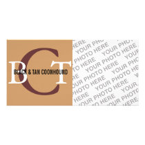 Black & Tan Coonhound Monogram