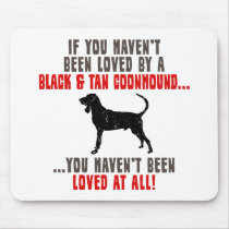 Black & Tan Coonhound Mouse Pads