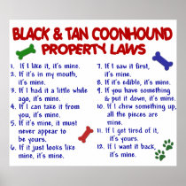 BLACK TAN COONHOUND PL2