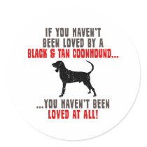 Black & Tan Coonhound Stickers